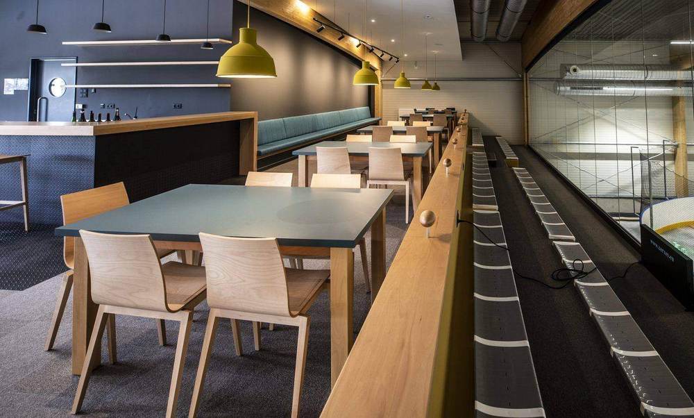 Tribune café area